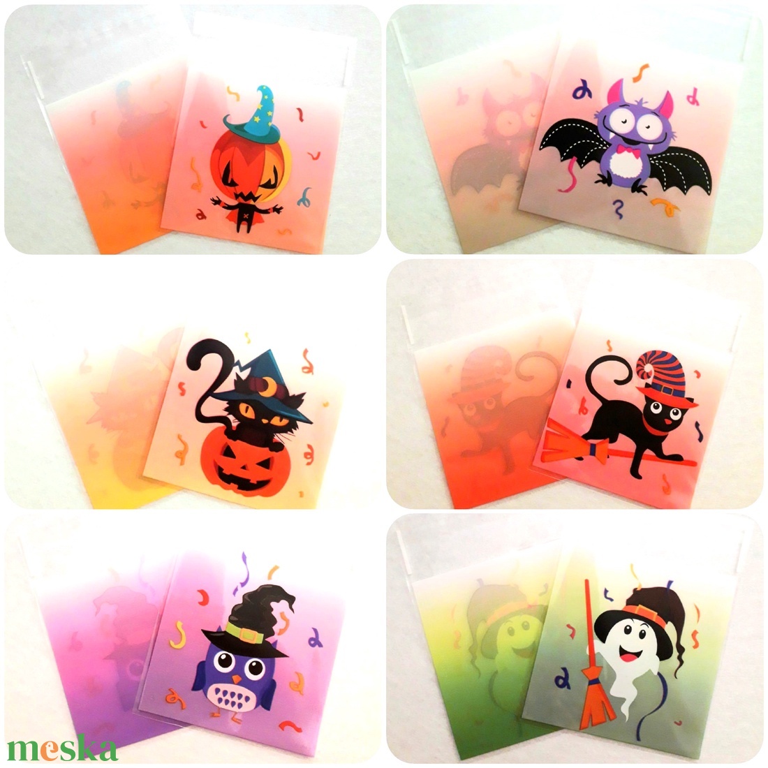 Többféle ajándékzacskó Halloweenre - 13 x 10 cm (1449) - kellékek & szerszámok - dekorációs kellékek - egyéb kellékek - Meska.hu Többféle ajándékzacskó Halloweenre - 13 x 10 cm (1449) - kellékek & szerszámok - dekorációs kellékek - egyéb kellékek - Meska.hu