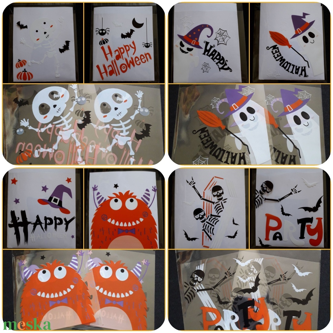 Ajándékzacskó Halloweenre, mindkét oldalán mintával - 13 x 10 cm (1451) - kellékek & szerszámok - dekorációs kellékek - egyéb kellékek - Meska.hu Ajándékzacskó Halloweenre, mindkét oldalán mintával - 13 x 10 cm (1451) - kellékek & szerszámok - dekorációs kellékek - egyéb kellékek - Meska.hu