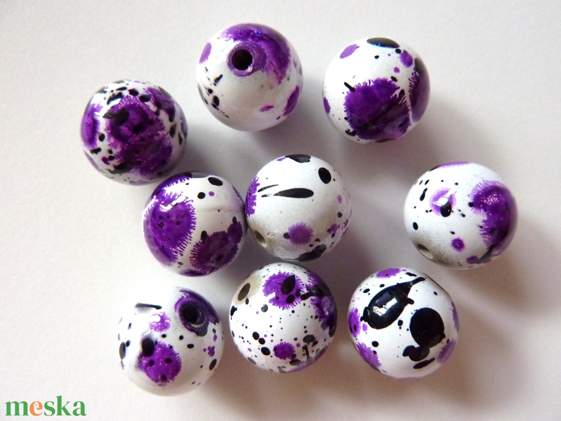 Dalmata gyöngy 3 színben - 12 mm (1611) - kellékek & szerszámok - gyöngyfűzés kellékek - műanyag gyöngy - Meska.hu Dalmata gyöngy 3 színben - 12 mm (1611) - kellékek & szerszámok - gyöngyfűzés kellékek - műanyag gyöngy - Meska.hu