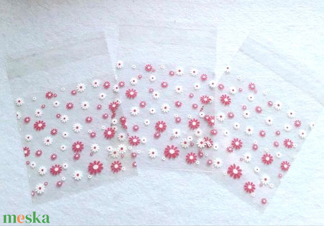 Mintás ajándékzacskók 3 különböző mintával - 10x7 cm (3186) - kellékek & szerszámok - dekorációs kellékek - egyéb kellékek - Meska.hu
