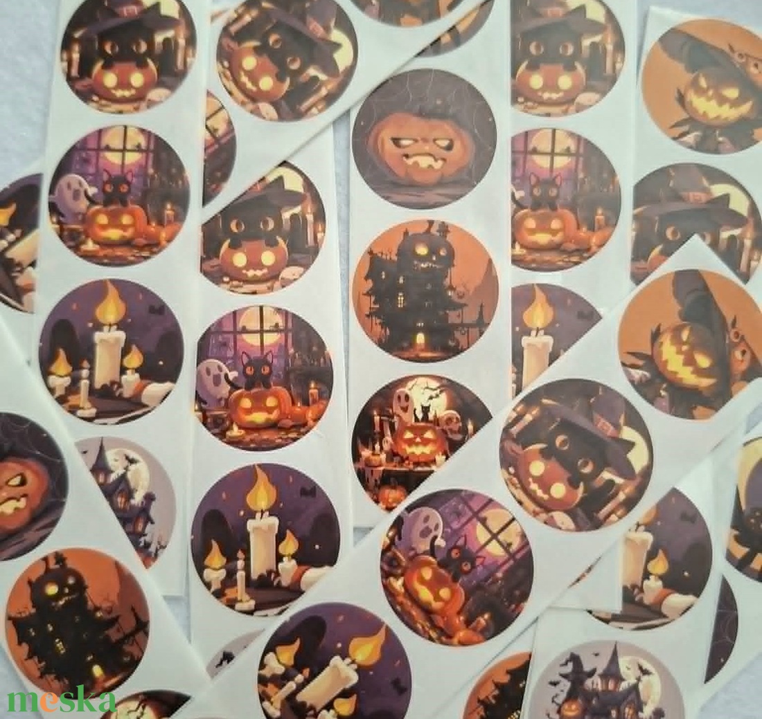 Halloween matrica � 10 db / csomag (1458) - kellékek & szerszámok - dekorációs kellékek - egyéb kellékek - Meska.hu