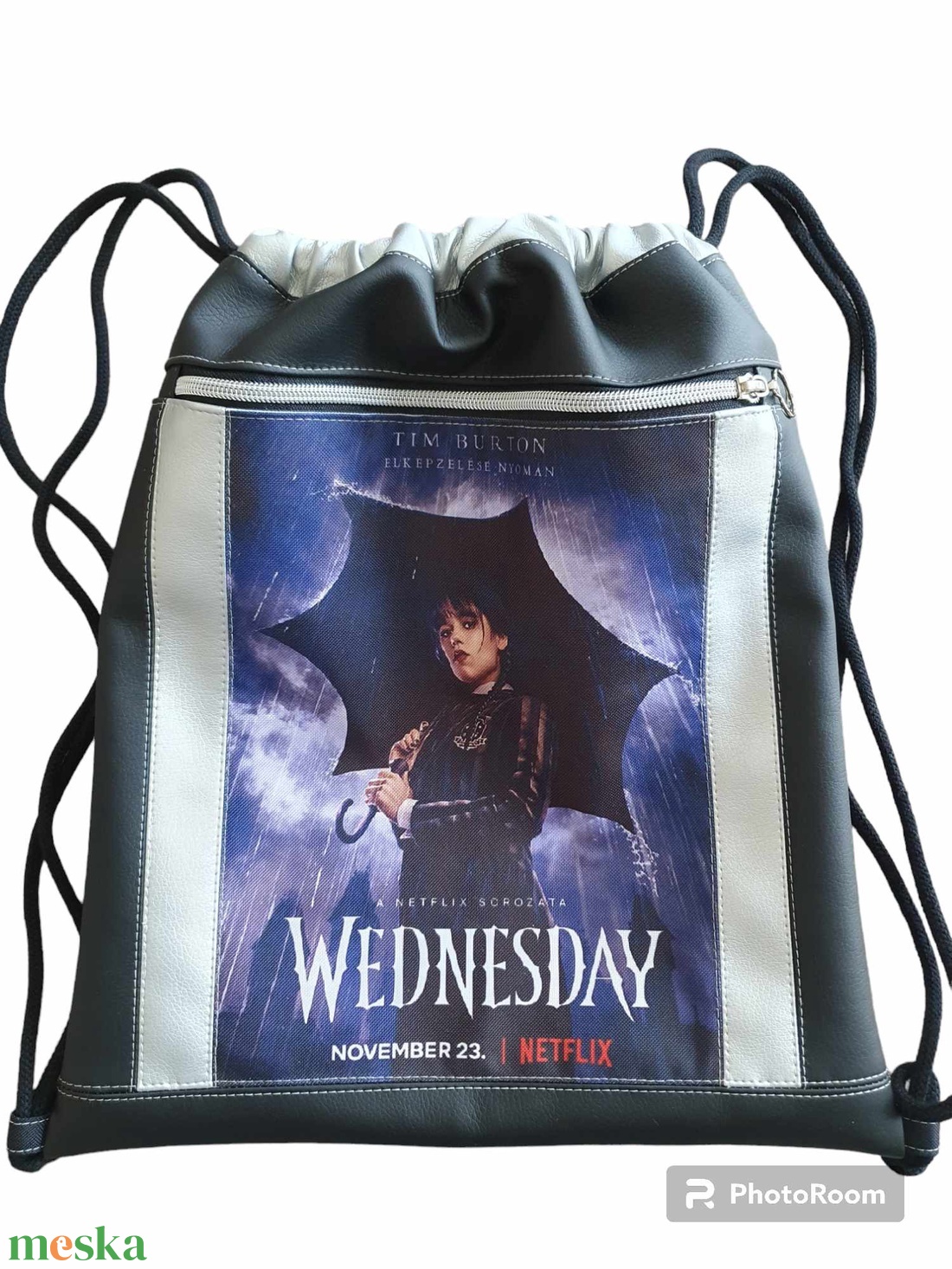Vagány Wednesday mintás hátizsák a film kedvelőinek - táska & tok - hátizsák - tornazsák, gymbag - Meska.hu Vagány Wednesday mintás hátizsák a film kedvelőinek - táska & tok - hátizsák - tornazsák, gymbag - Meska.hu