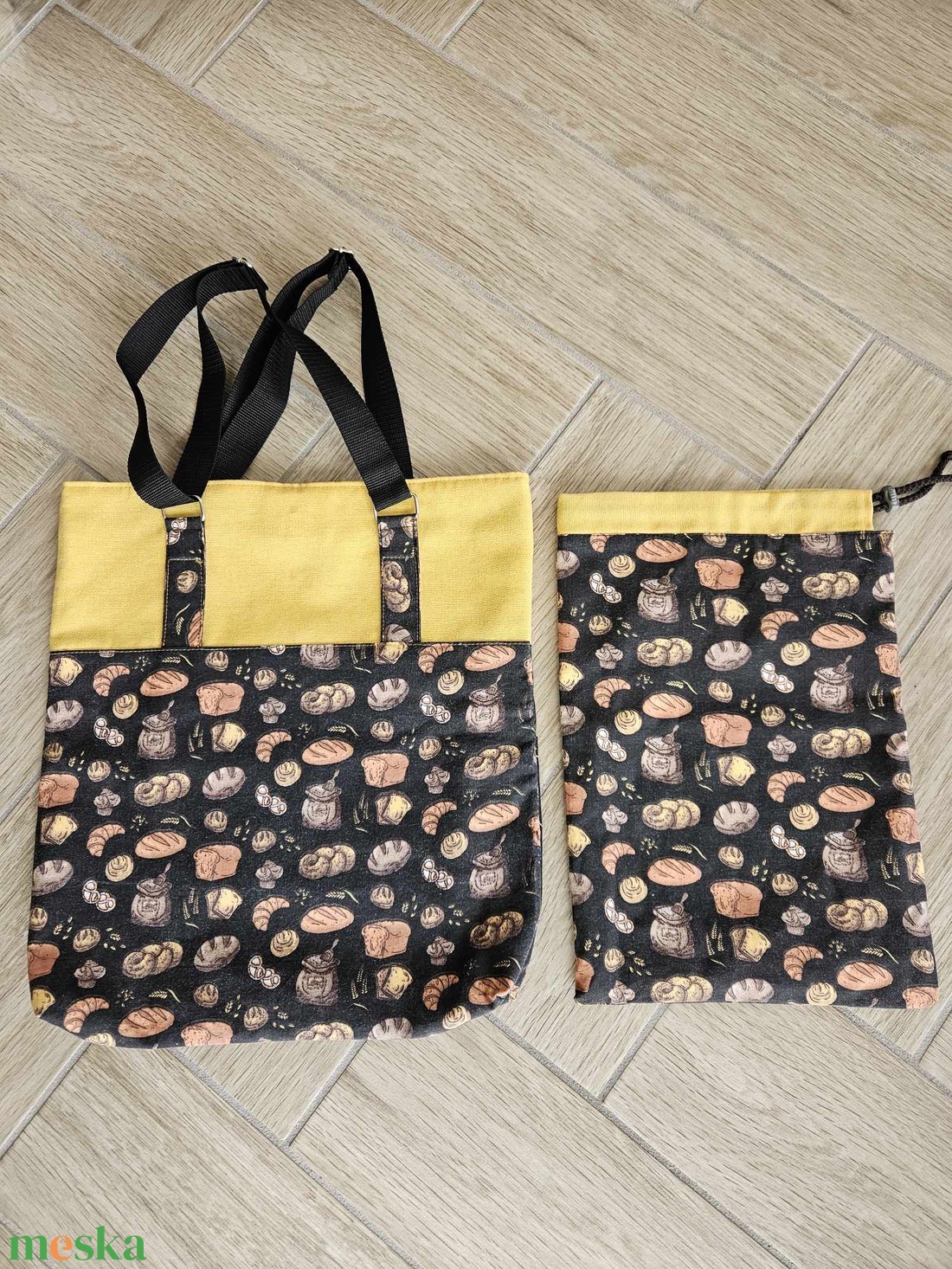 Vidám pékárus bevásárló szatyor - táska & tok - bevásárlás & shopper táska - shopper, textiltáska, szatyor - Meska.hu Vidám pékárus bevásárló szatyor - táska & tok - bevásárlás & shopper táska - shopper, textiltáska, szatyor - Meska.hu