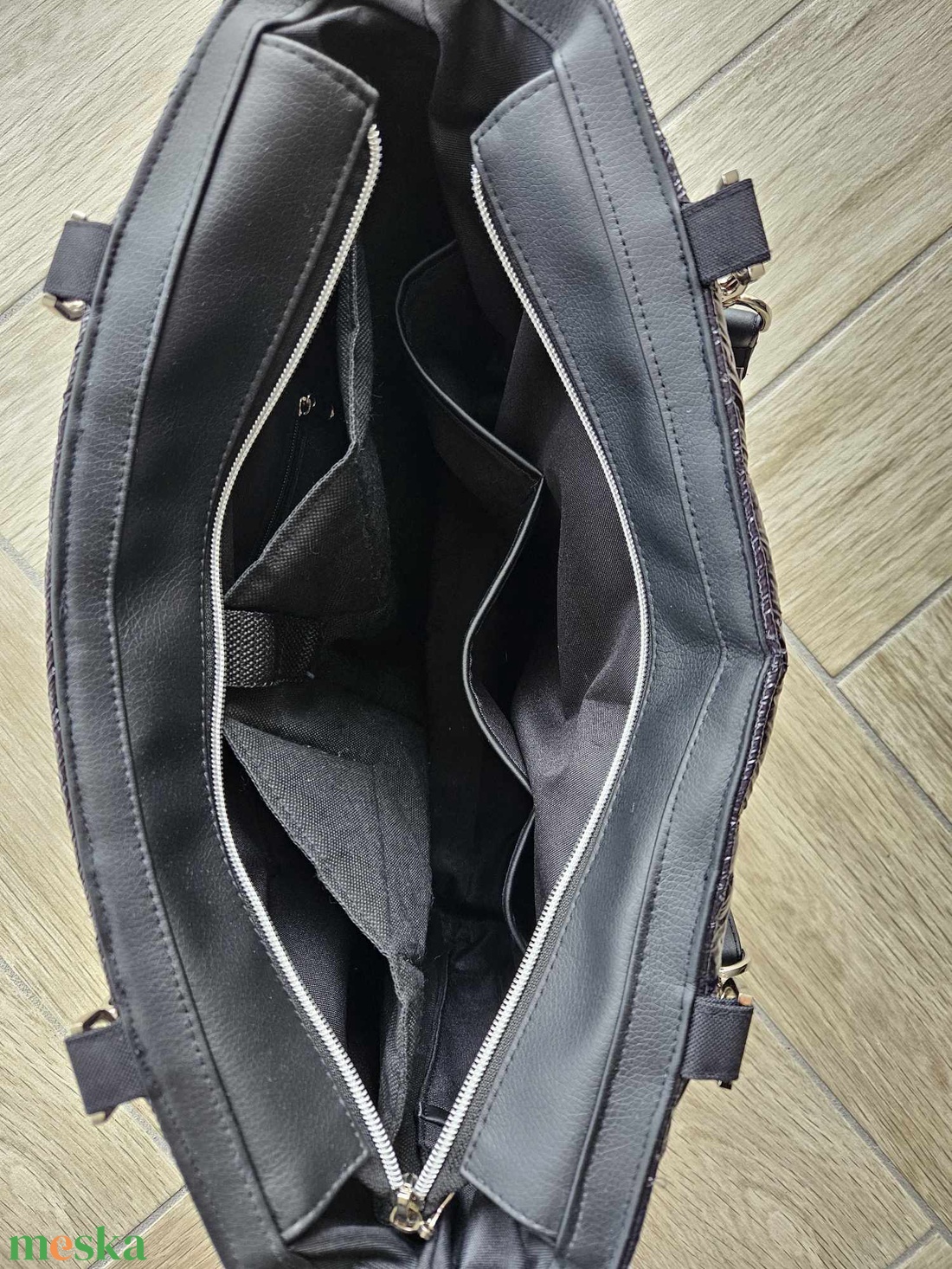 Laptoptartós női shopper fazonú táska - táska & tok - kézitáska & válltáska - nagy pakolós táska - Meska.hu