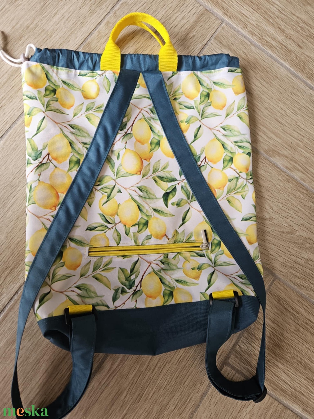 Citrommintás vízálló hátizsák/gymbag ajándék kártyatartóval - táska & tok - hátizsák - tornazsák, gymbag - Meska.hu Citrommintás vízálló hátizsák/gymbag ajándék kártyatartóval - táska & tok - hátizsák - tornazsák, gymbag - Meska.hu