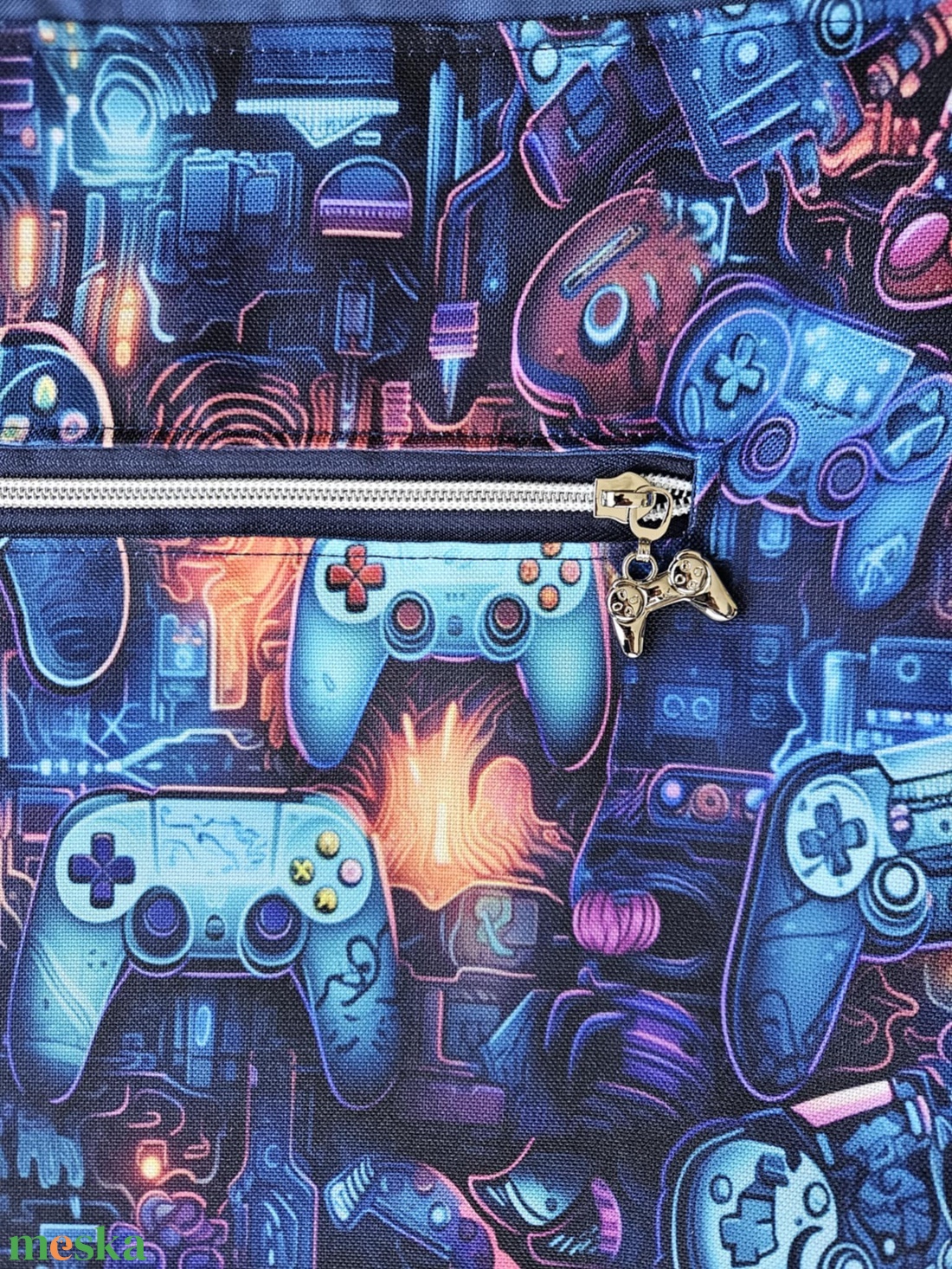 Gamer mintás vízálló tornazsák - táska & tok - hátizsák - tornazsák, gymbag - Meska.hu Gamer mintás vízálló tornazsák - táska & tok - hátizsák - tornazsák, gymbag - Meska.hu