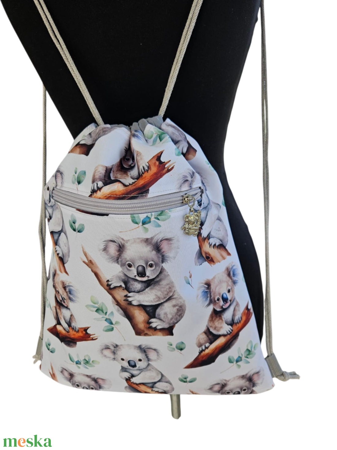 Koala mintás vízálló tornazsák - táska & tok - hátizsák - tornazsák, gymbag - Meska.hu Koala mintás vízálló tornazsák - táska & tok - hátizsák - tornazsák, gymbag - Meska.hu