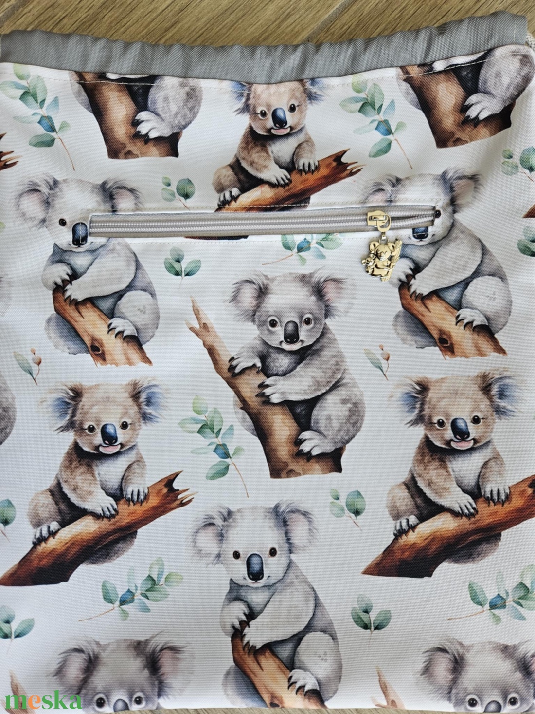 Koala mintás vízálló tornazsák - táska & tok - hátizsák - tornazsák, gymbag - Meska.hu Koala mintás vízálló tornazsák - táska & tok - hátizsák - tornazsák, gymbag - Meska.hu