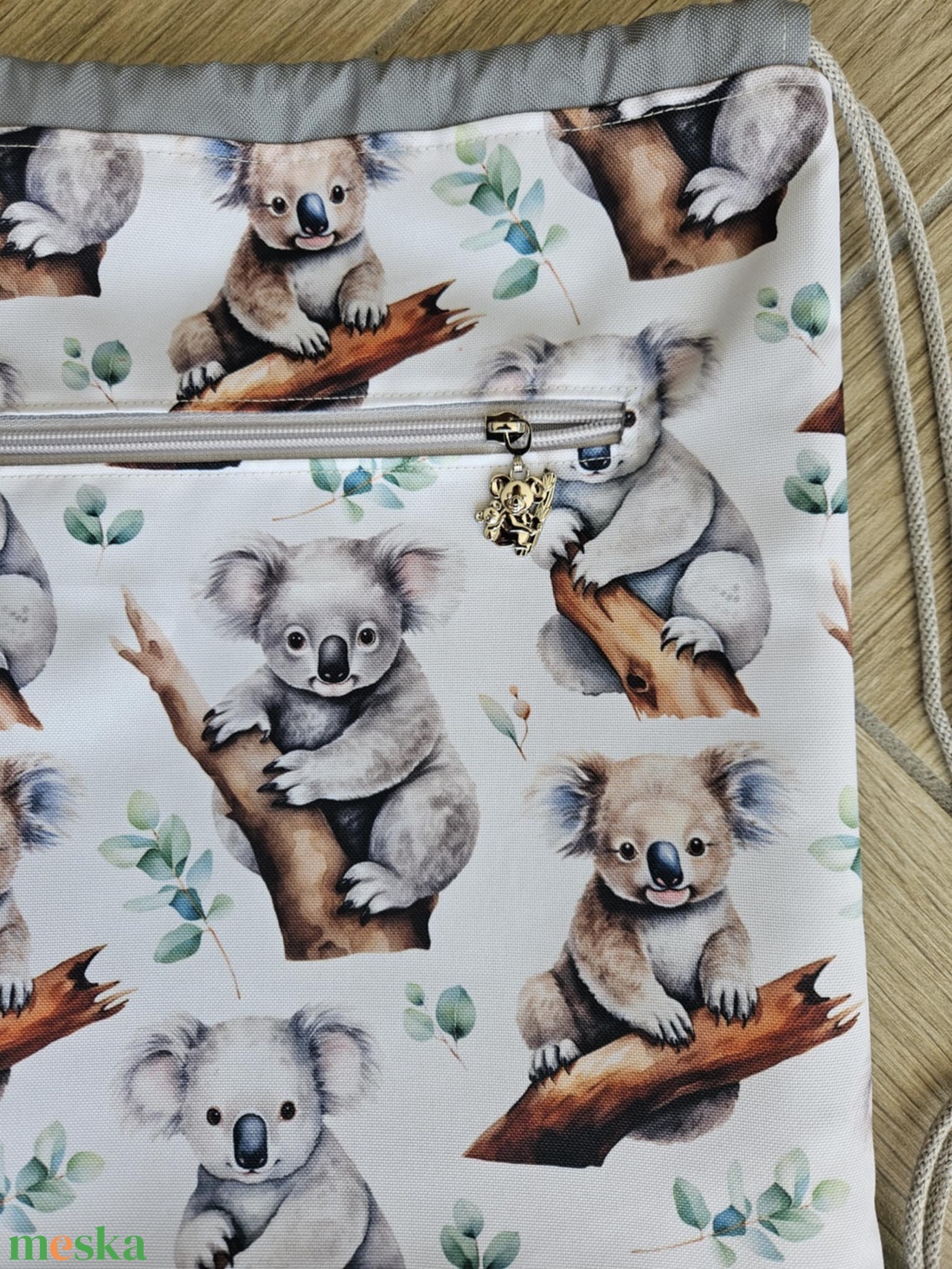 Koala mintás vízálló tornazsák - táska & tok - hátizsák - tornazsák, gymbag - Meska.hu Koala mintás vízálló tornazsák - táska & tok - hátizsák - tornazsák, gymbag - Meska.hu