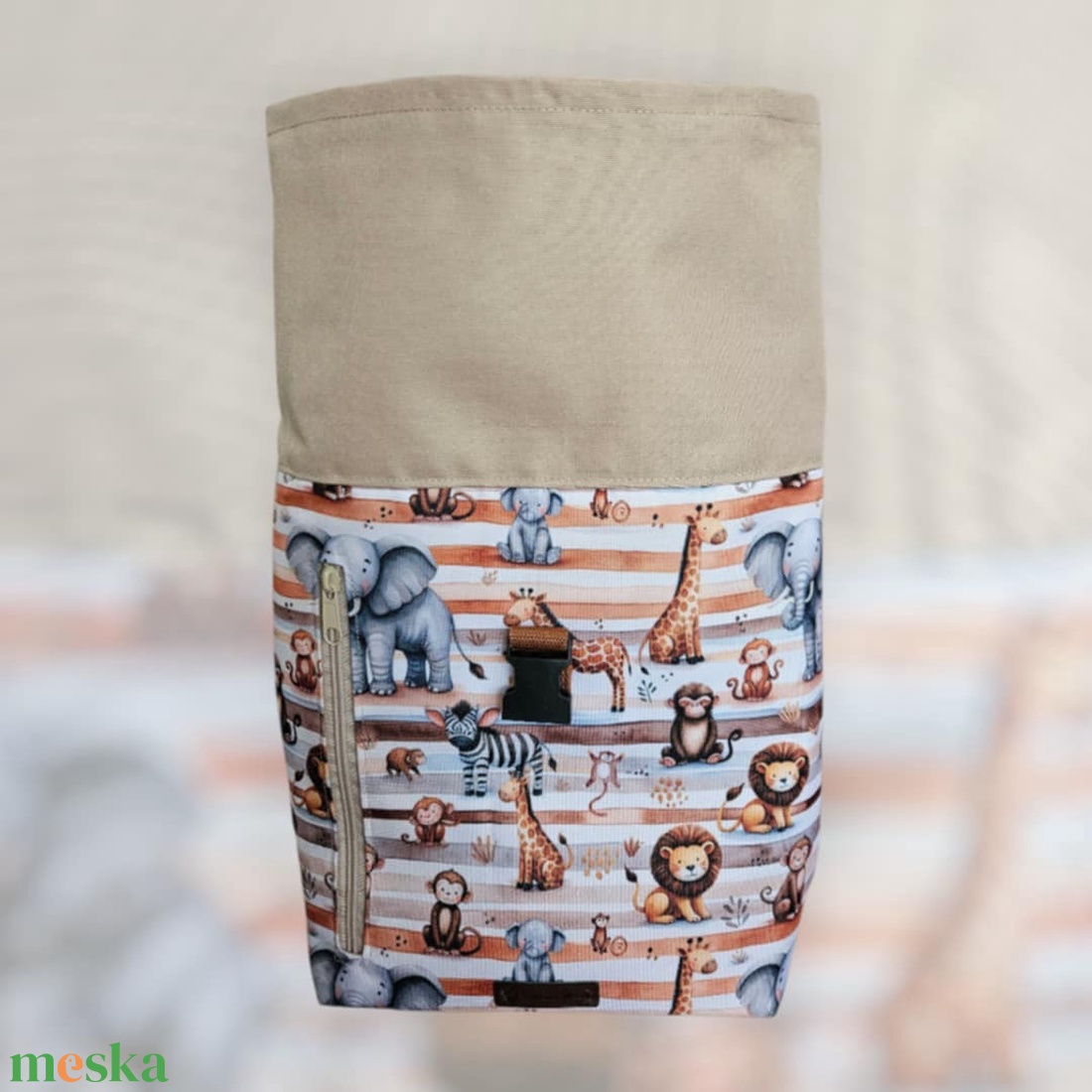 Szavanna állatai roll-top hátizsák - táska & tok - hátizsák - roll top hátizsák - Meska.hu Szavanna állatai roll-top hátizsák - táska & tok - hátizsák - roll top hátizsák - Meska.hu