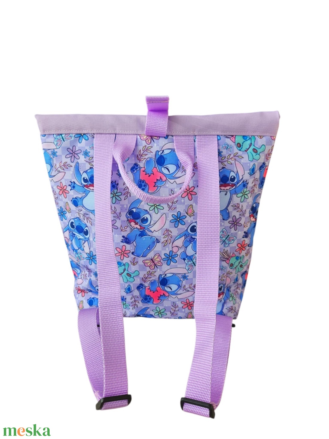 Lilo és Stitch roll-top hátizsák - táska & tok - hátizsák - roll top hátizsák - Meska.hu