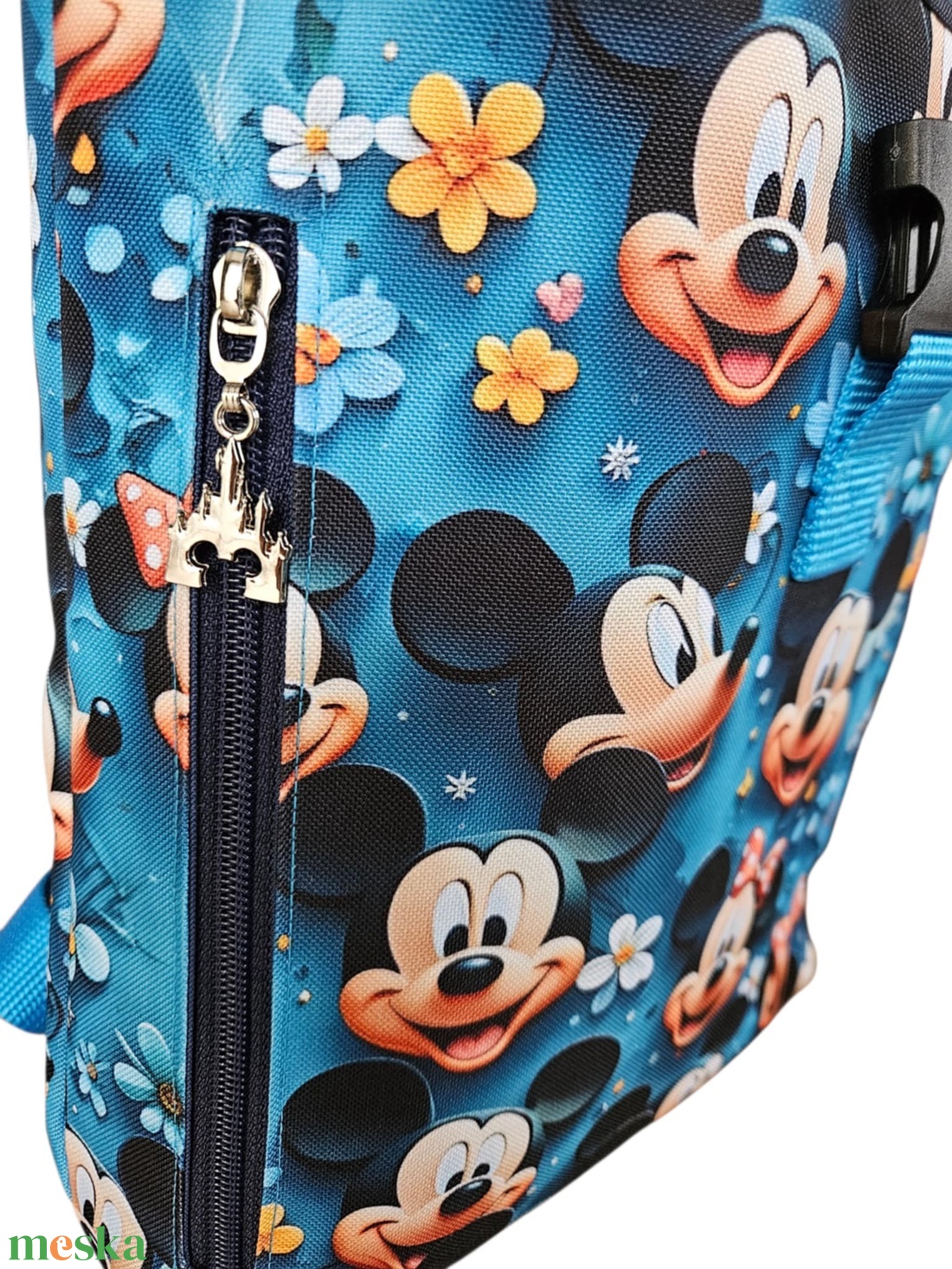 Mickey egeres roll-top hátizsák - táska & tok - hátizsák - roll top hátizsák - Meska.hu