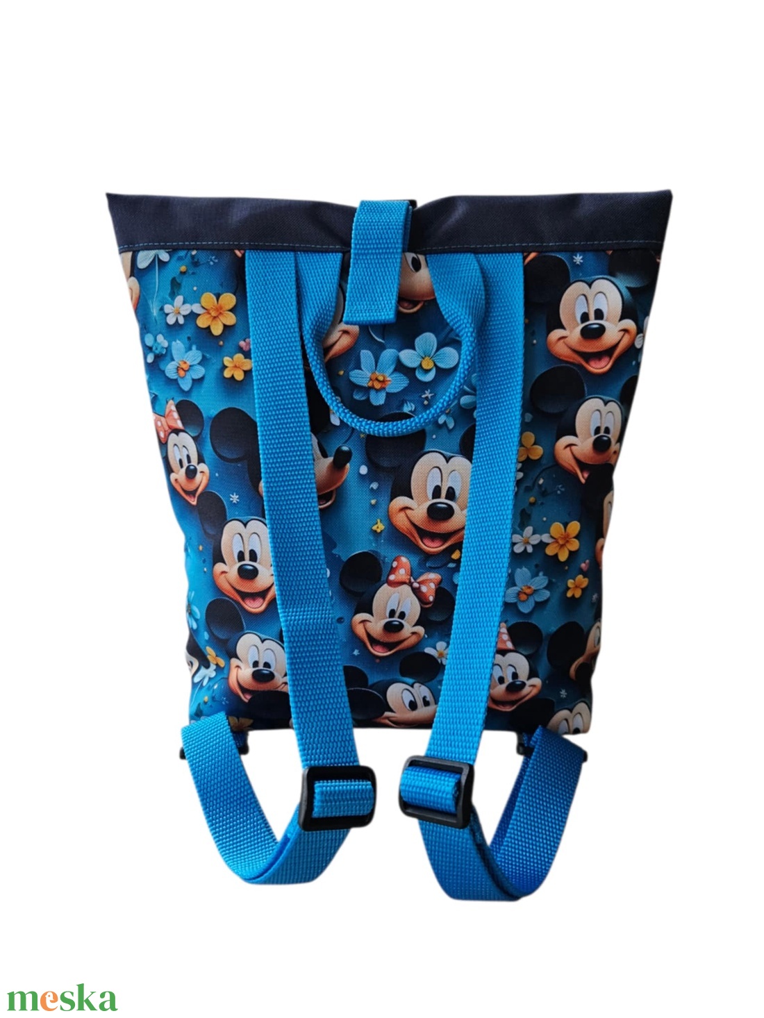 Mickey egeres roll-top hátizsák - táska & tok - hátizsák - roll top hátizsák - Meska.hu
