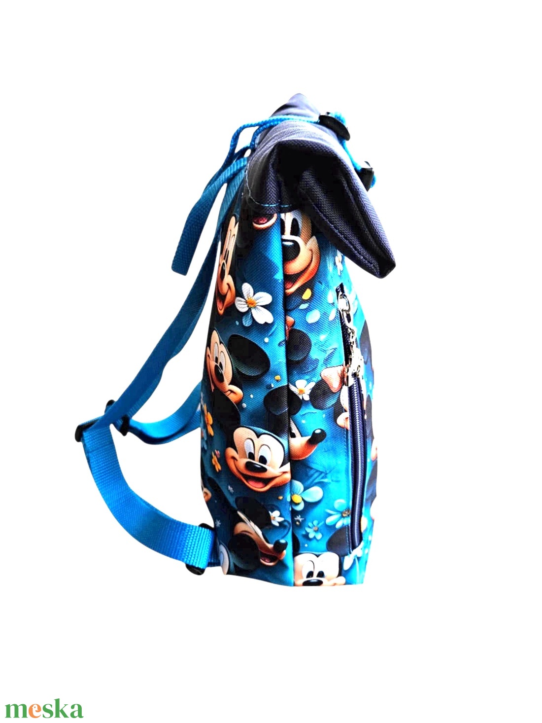 Mickey egeres roll-top hátizsák - táska & tok - hátizsák - roll top hátizsák - Meska.hu
