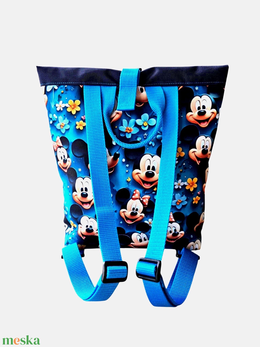 Mickey egeres roll-top hátizsák - táska & tok - hátizsák - roll top hátizsák - Meska.hu