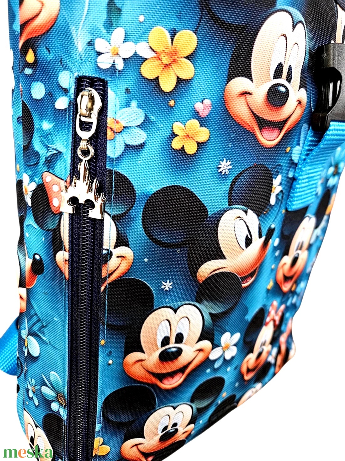 Mickey egeres roll-top hátizsák - táska & tok - hátizsák - roll top hátizsák - Meska.hu