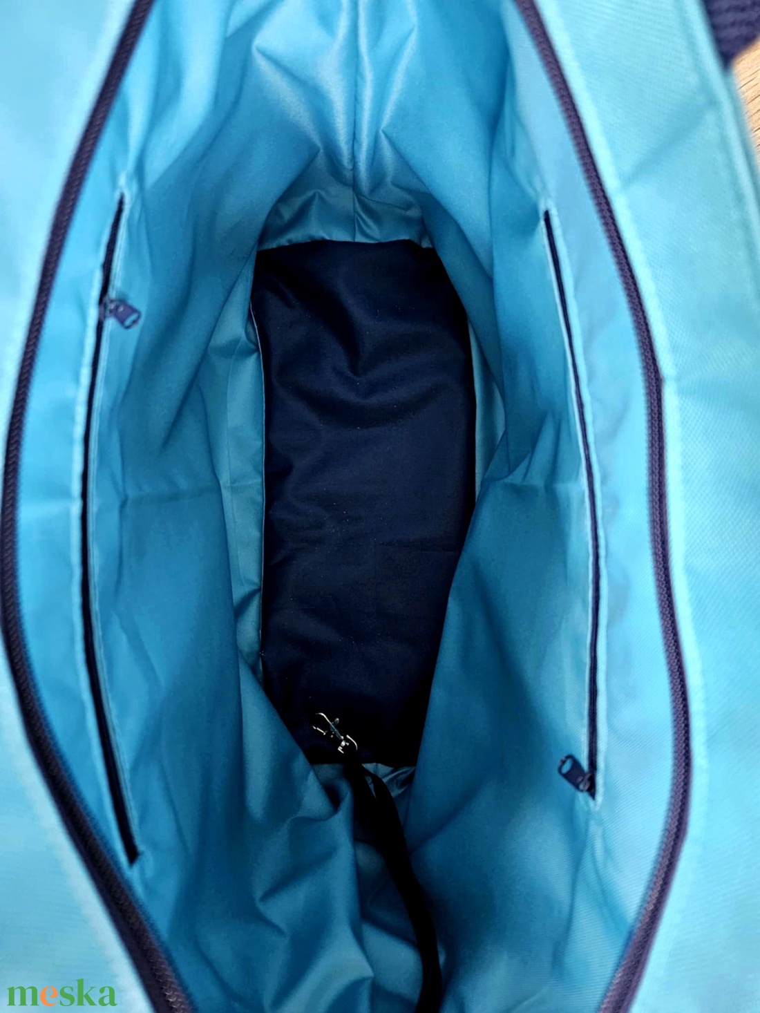 Vízálló strandtáska/fitnesz táska/shopper rögzíthető pénztárcával - táska & tok - kézitáska & válltáska - nagy pakolós táska - Meska.hu