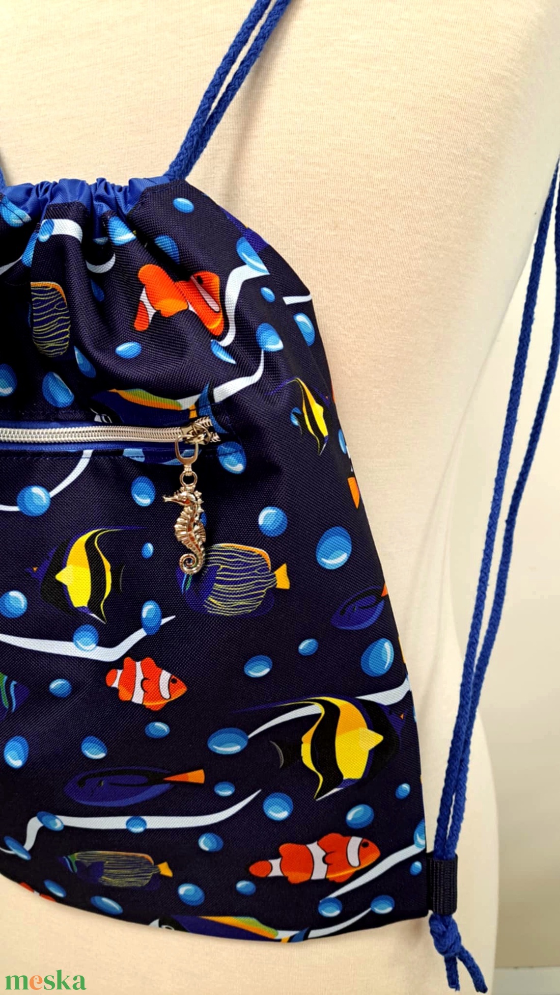 Némós vízálló ovis/sulis tornazsák - játék & sport - ovis felszerelés - ovis hátizsák - Meska.hu