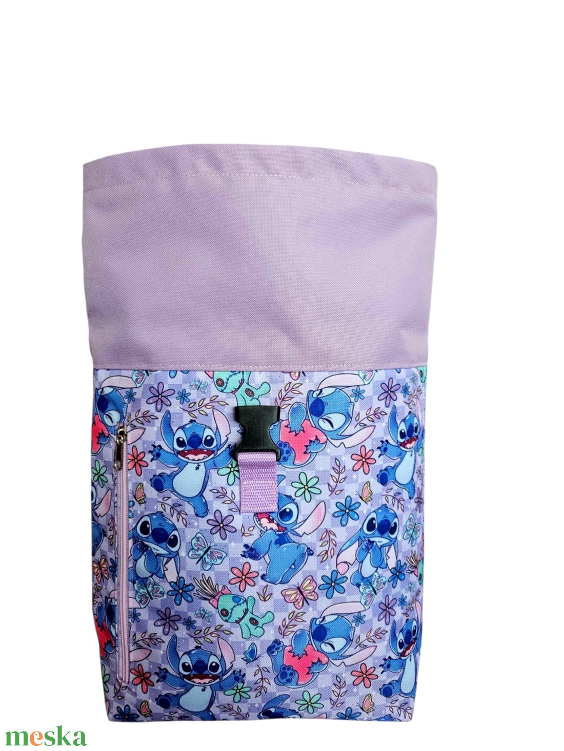 Lilo és Stitch roll-top hátizsák - táska & tok - hátizsák - roll top hátizsák - Meska.hu