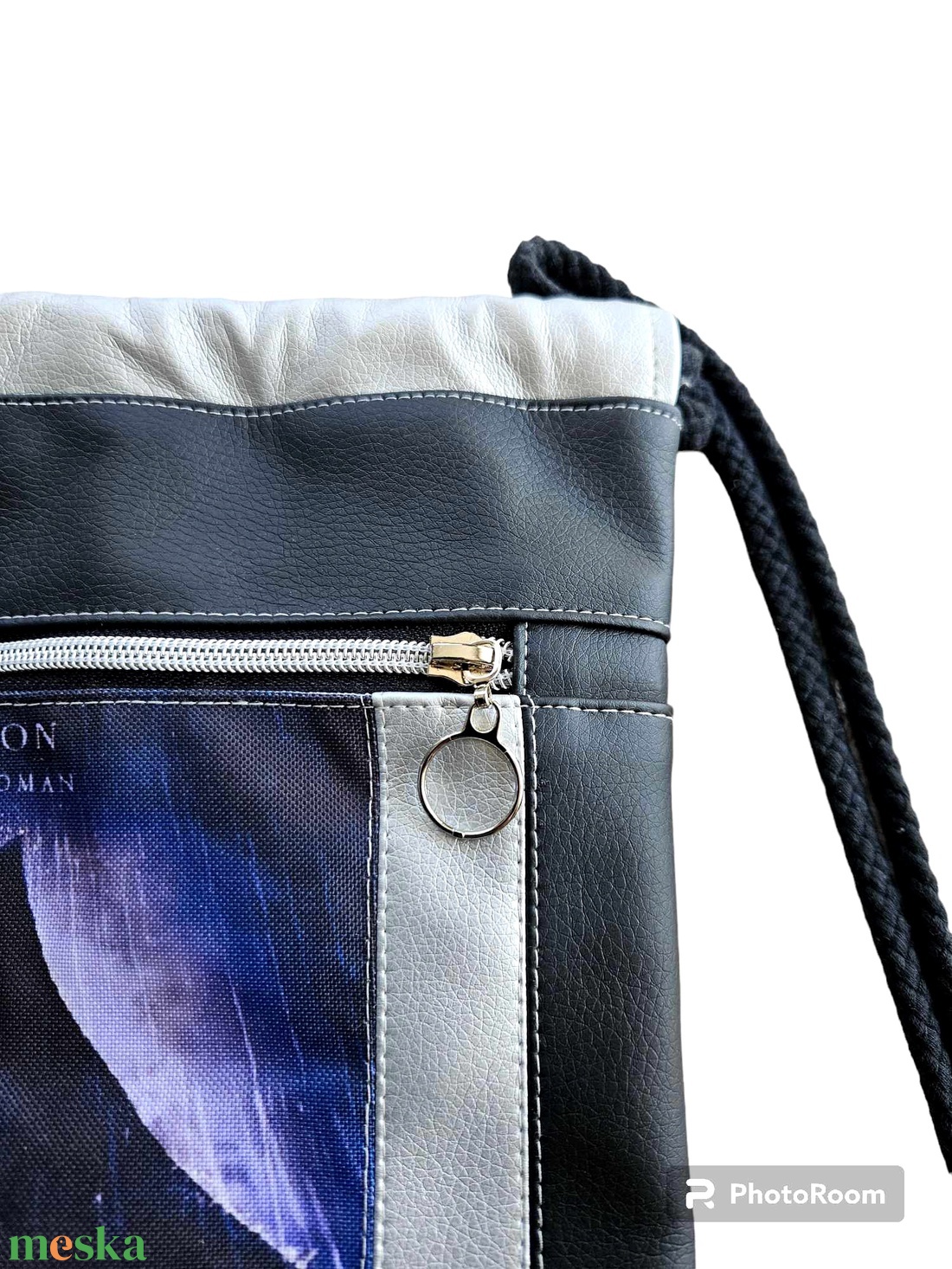 Vagány Wednesday mintás hátizsák a film kedvelőinek - táska & tok - hátizsák - tornazsák, gymbag - Meska.hu