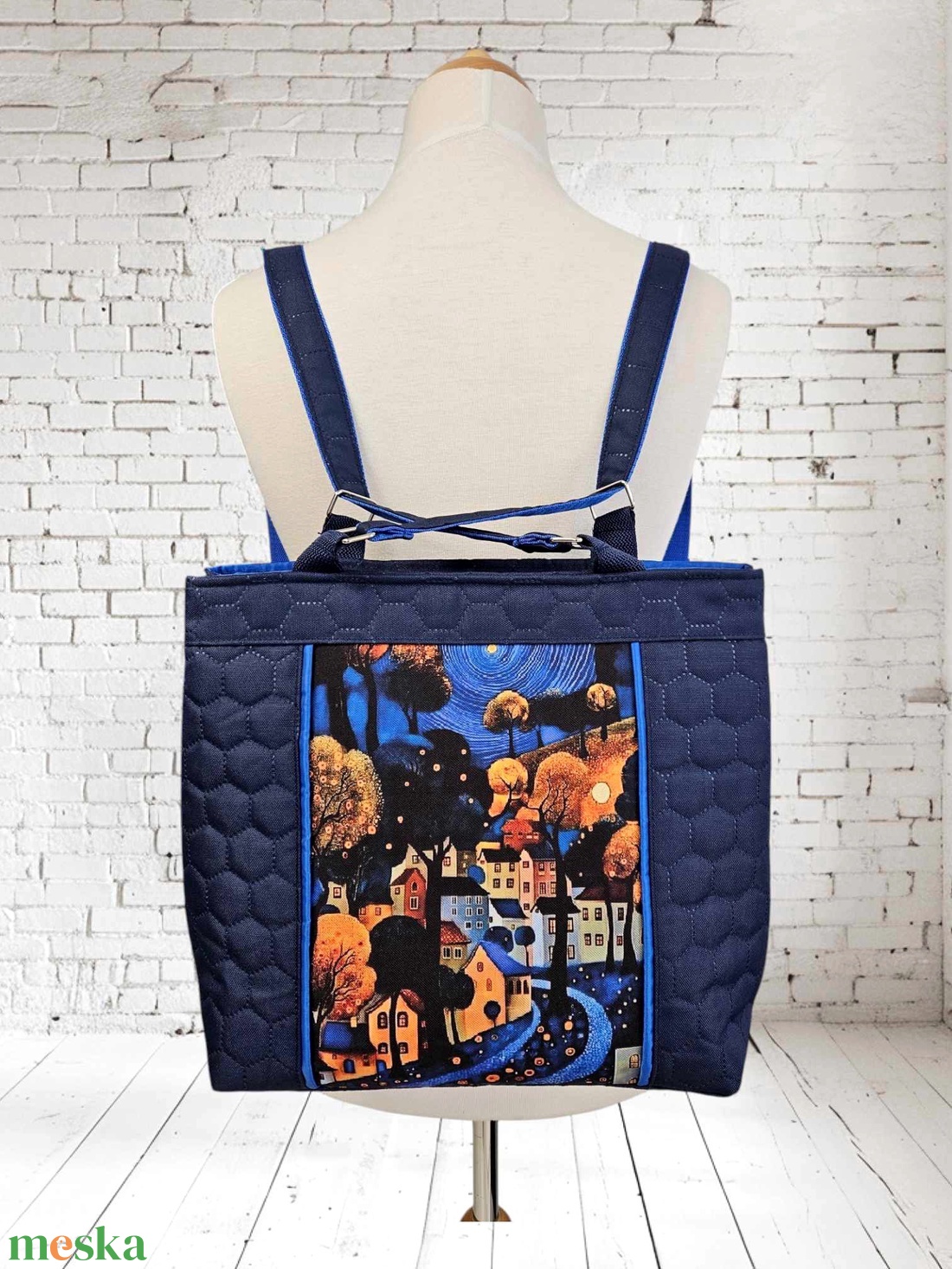 Különleges kétfunkciós női táska - táska & tok - kézitáska & válltáska - nagy pakolós táska - Meska.hu