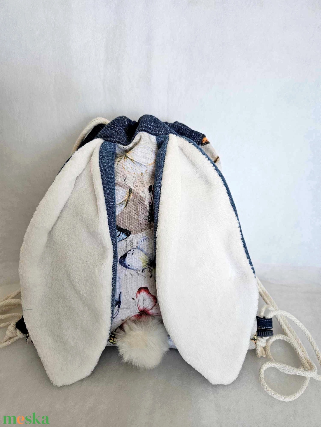 Tündéri nyuszis hátizsák ovisoknak, iskolásoknak - játék & sport - ovis felszerelés - ovis hátizsák - Meska.hu