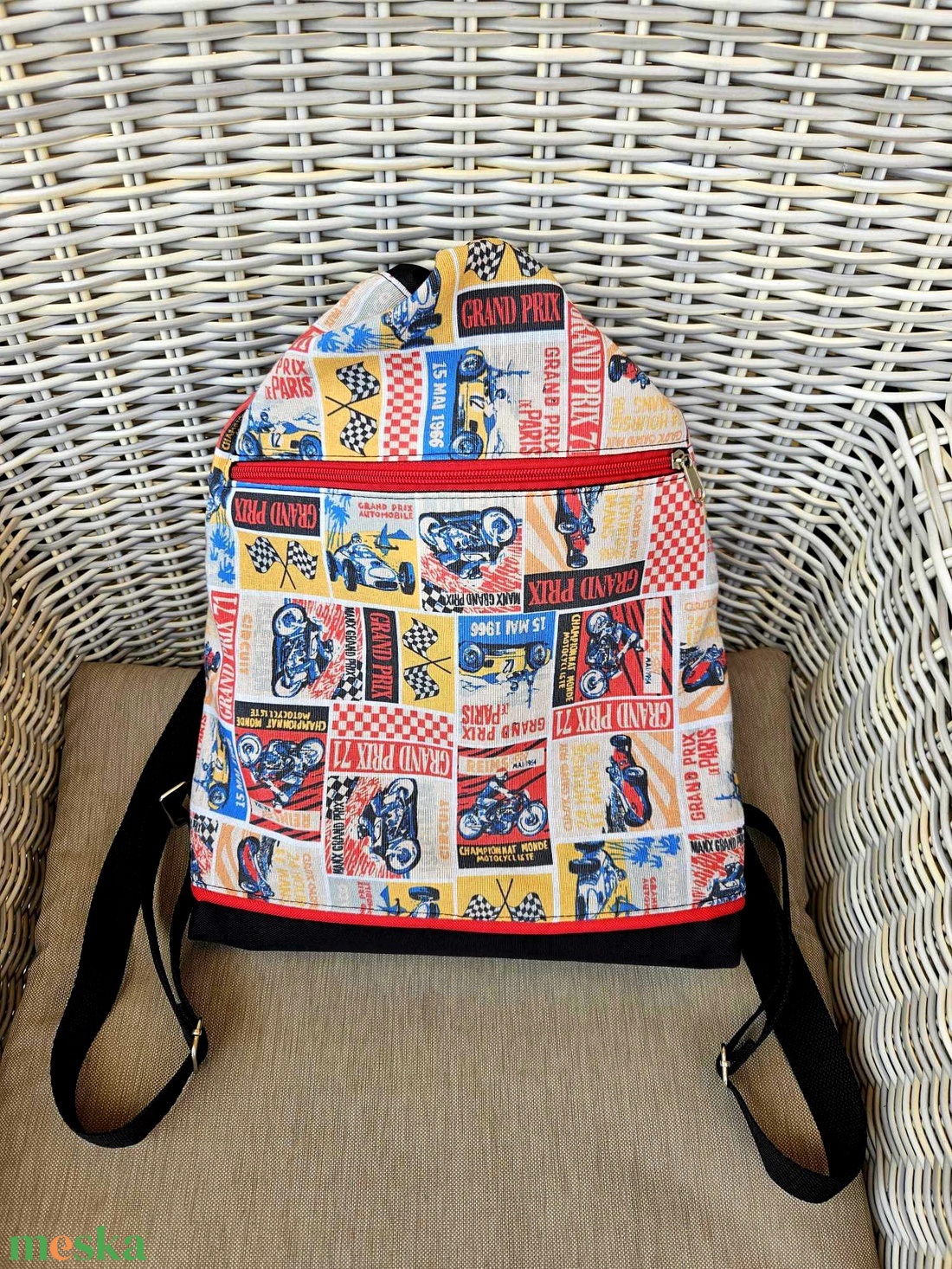 Autós-motoros fiú/férfi gymbag vízálló aljjal - táska & tok - hátizsák - iskolatáska - Meska.hu