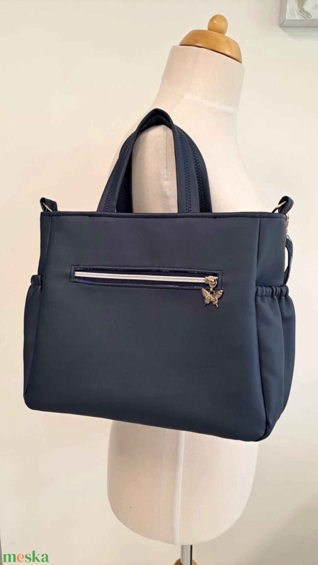 Csini női válltáska lepkés mintával - táska & tok - kézitáska & válltáska - kézitáska - Meska.hu