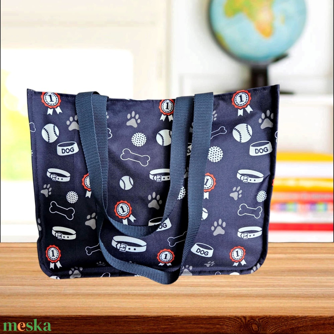 Nagy pakolós vízálló szatyor/táska kutya kedvelőknek  - táska & tok - kézitáska & válltáska - nagy pakolós táska - Meska.hu