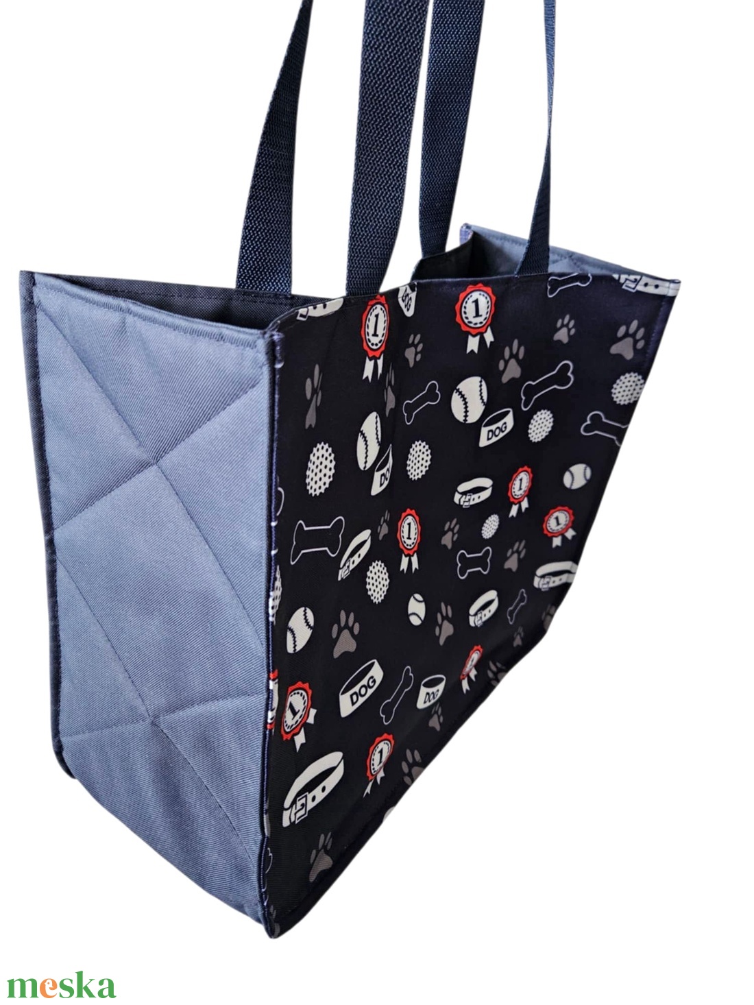 Nagy pakolós vízálló szatyor/táska kutya kedvelőknek  - táska & tok - kézitáska & válltáska - nagy pakolós táska - Meska.hu
