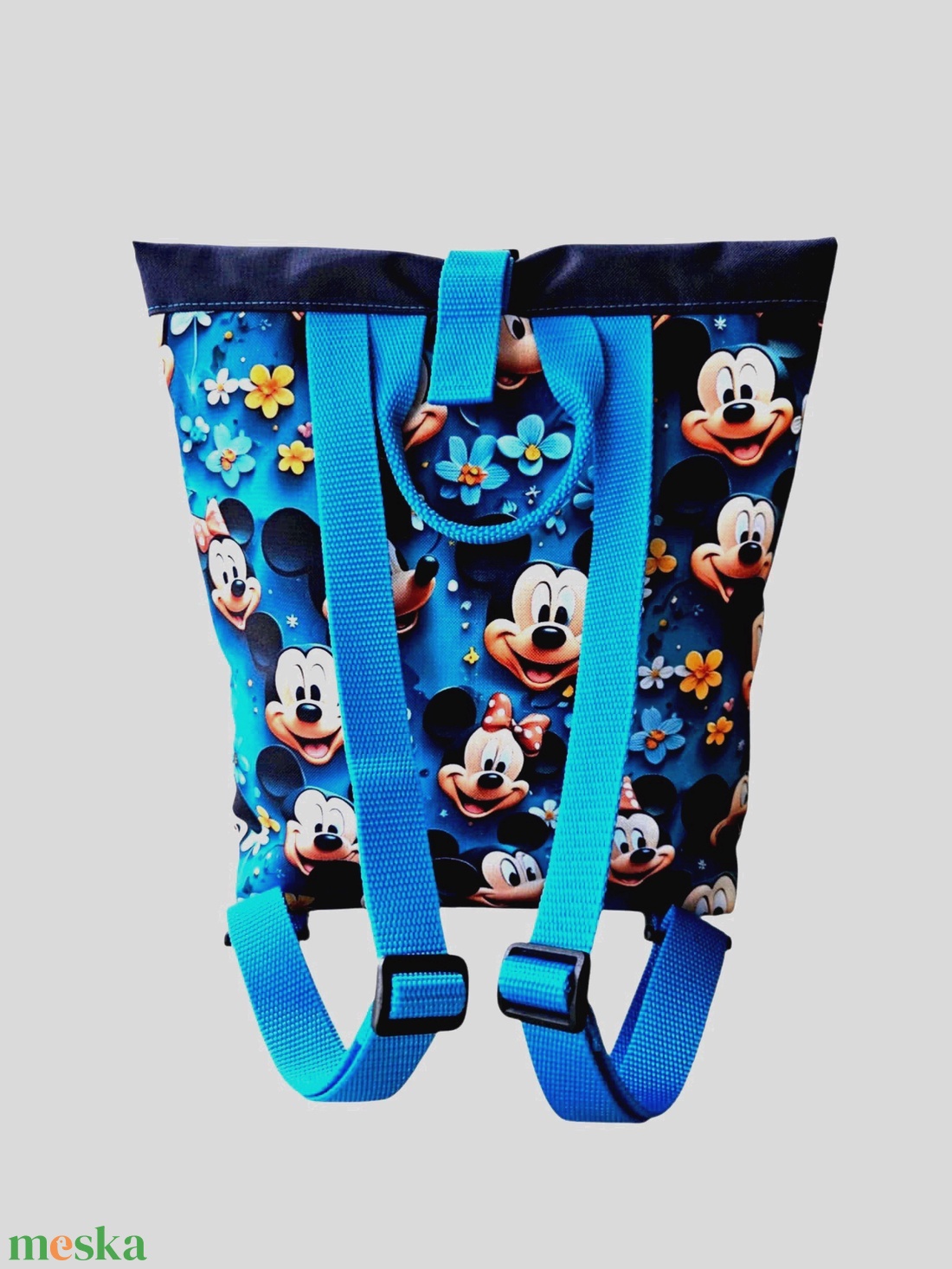Mickey egeres roll-top hátizsák - táska & tok - hátizsák - roll top hátizsák - Meska.hu