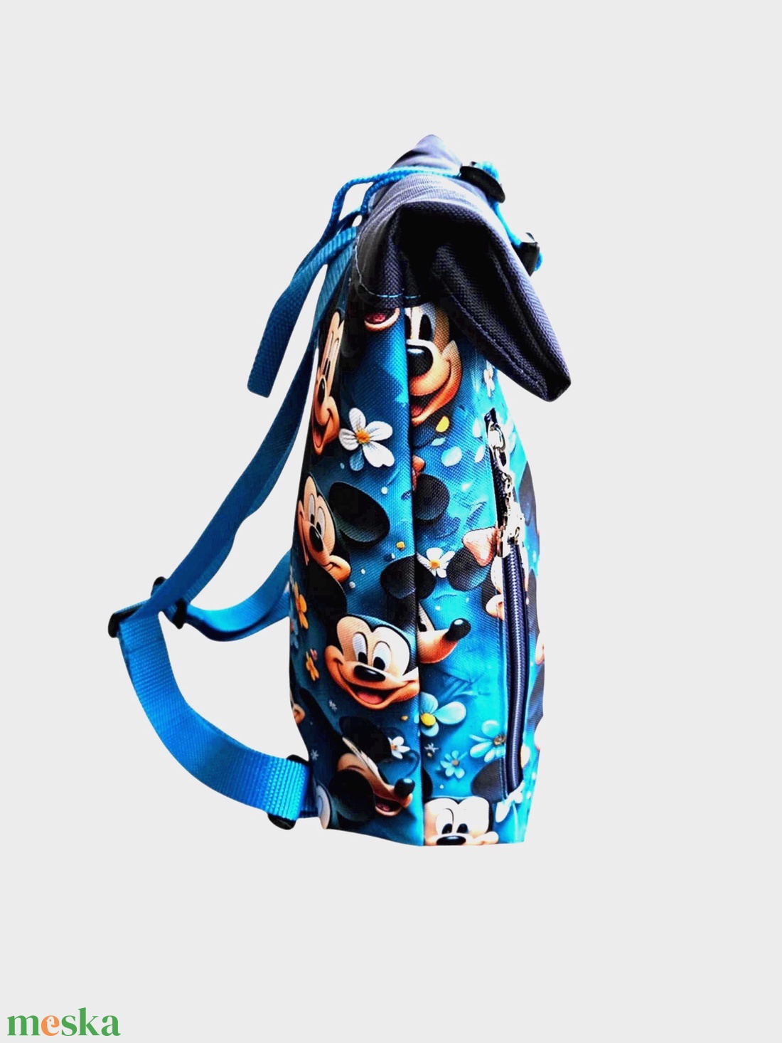 Mickey egeres roll-top hátizsák - táska & tok - hátizsák - roll top hátizsák - Meska.hu
