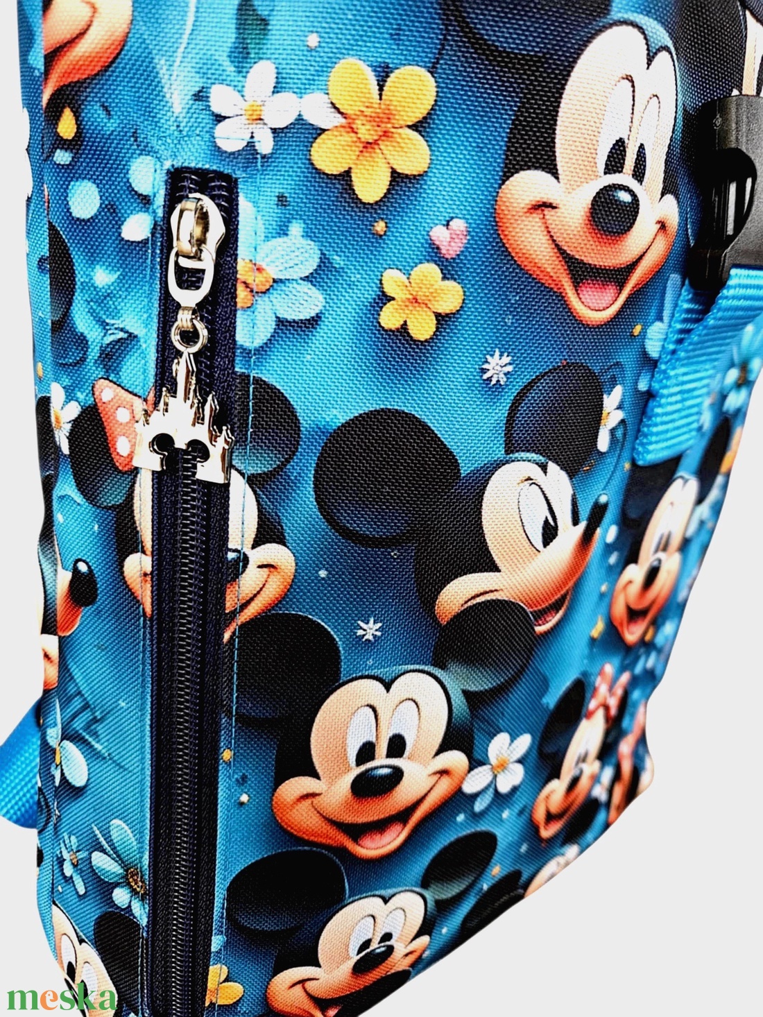 Mickey egeres roll-top hátizsák - táska & tok - hátizsák - roll top hátizsák - Meska.hu