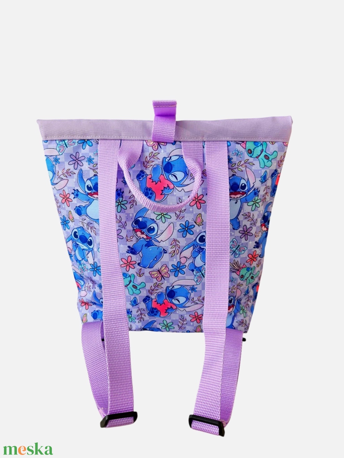 Lilo és Stitch roll-top hátizsák - táska & tok - hátizsák - roll top hátizsák - Meska.hu