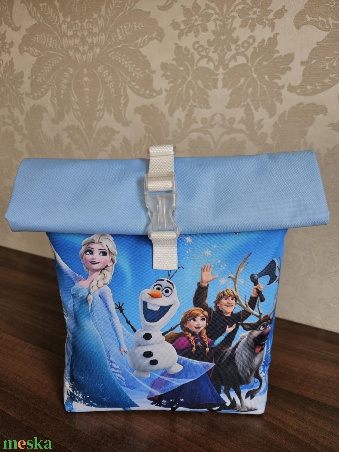 Egyedi jégvarázs roll-top hátizsák - táska & tok - hátizsák - roll top hátizsák - Meska.hu