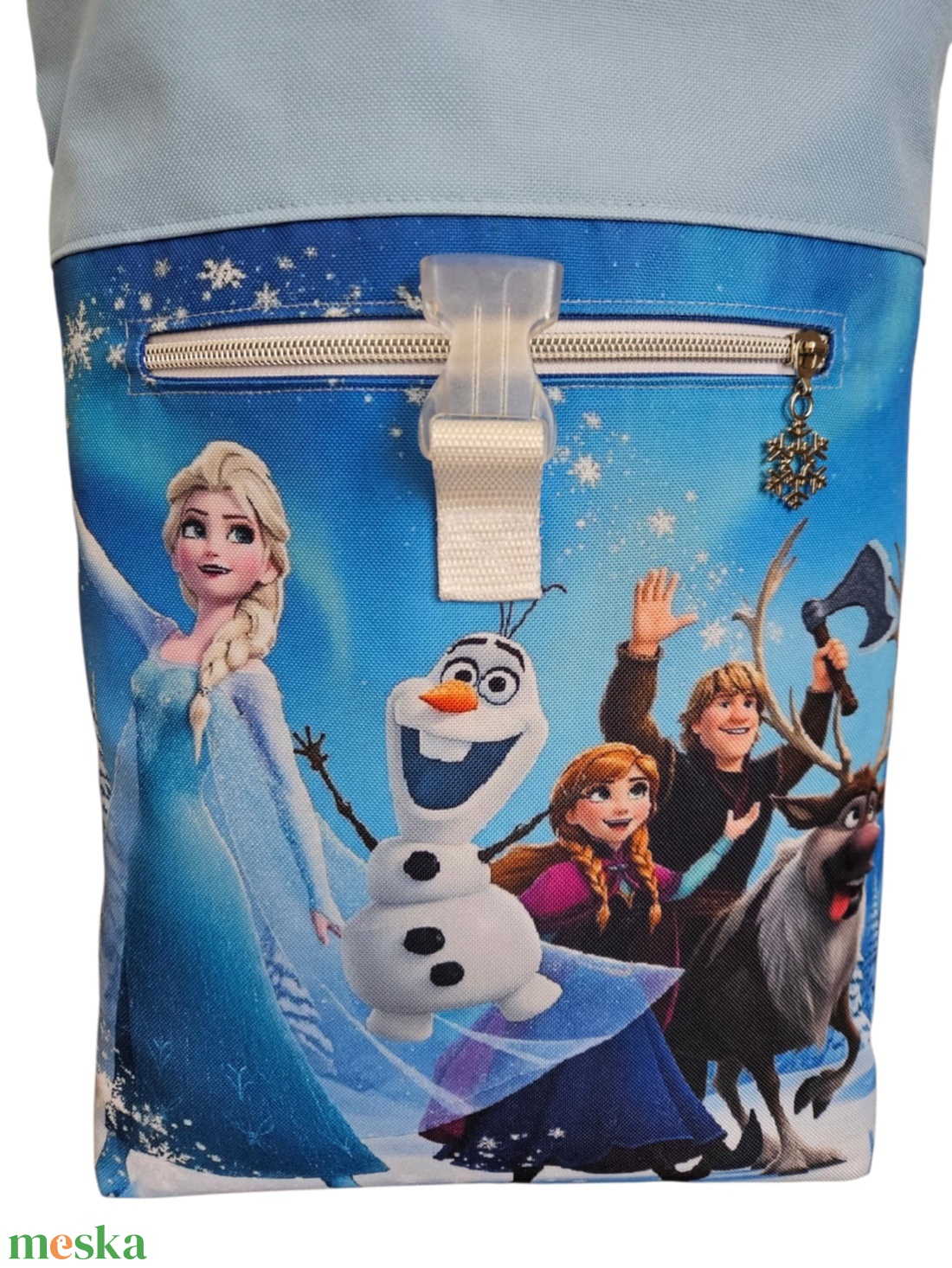 Egyedi jégvarázs roll-top hátizsák - táska & tok - hátizsák - roll top hátizsák - Meska.hu