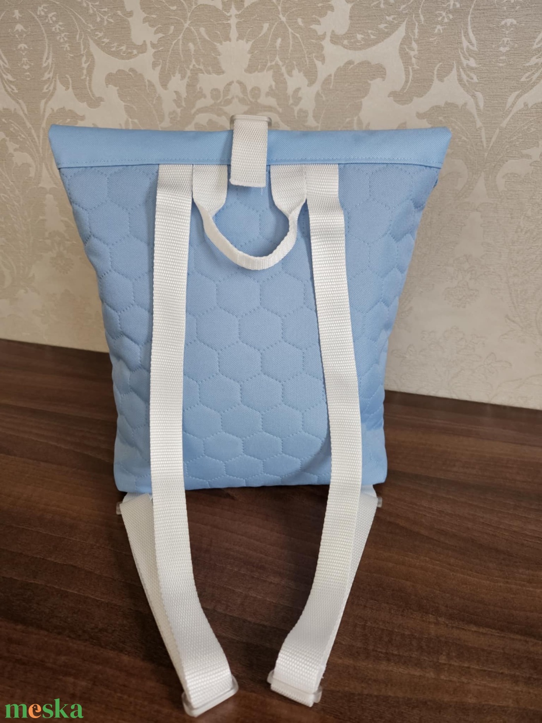 Egyedi jégvarázs roll-top hátizsák - táska & tok - hátizsák - roll top hátizsák - Meska.hu