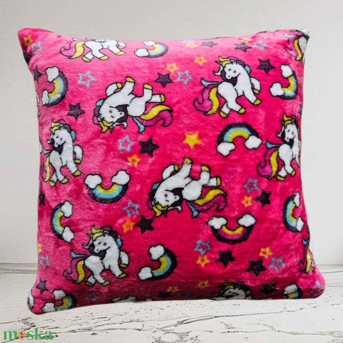 Pihe-puha pónis/unikornisos párnahuzat - otthon & életmód - lakástextil - párna & párnahuzat - díszpárnahuzat - Meska.hu