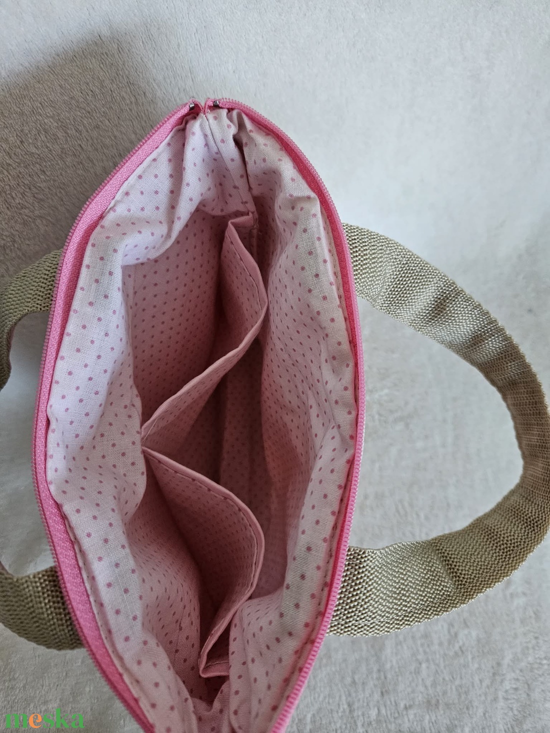 Kislány kistáska vízlepergető anyagból - játék & sport - ovis felszerelés - egyéb ovis kiegészítő - Meska.hu