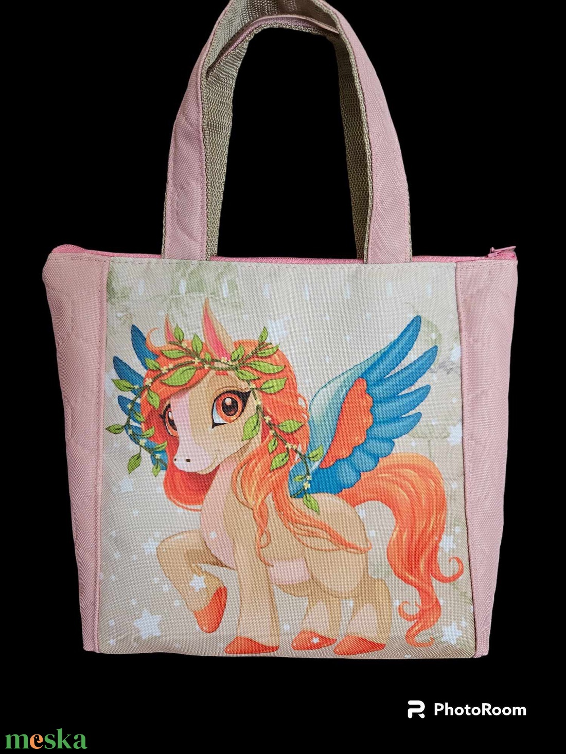 Kislány kistáska vízlepergető anyagból - játék & sport - ovis felszerelés - egyéb ovis kiegészítő - Meska.hu