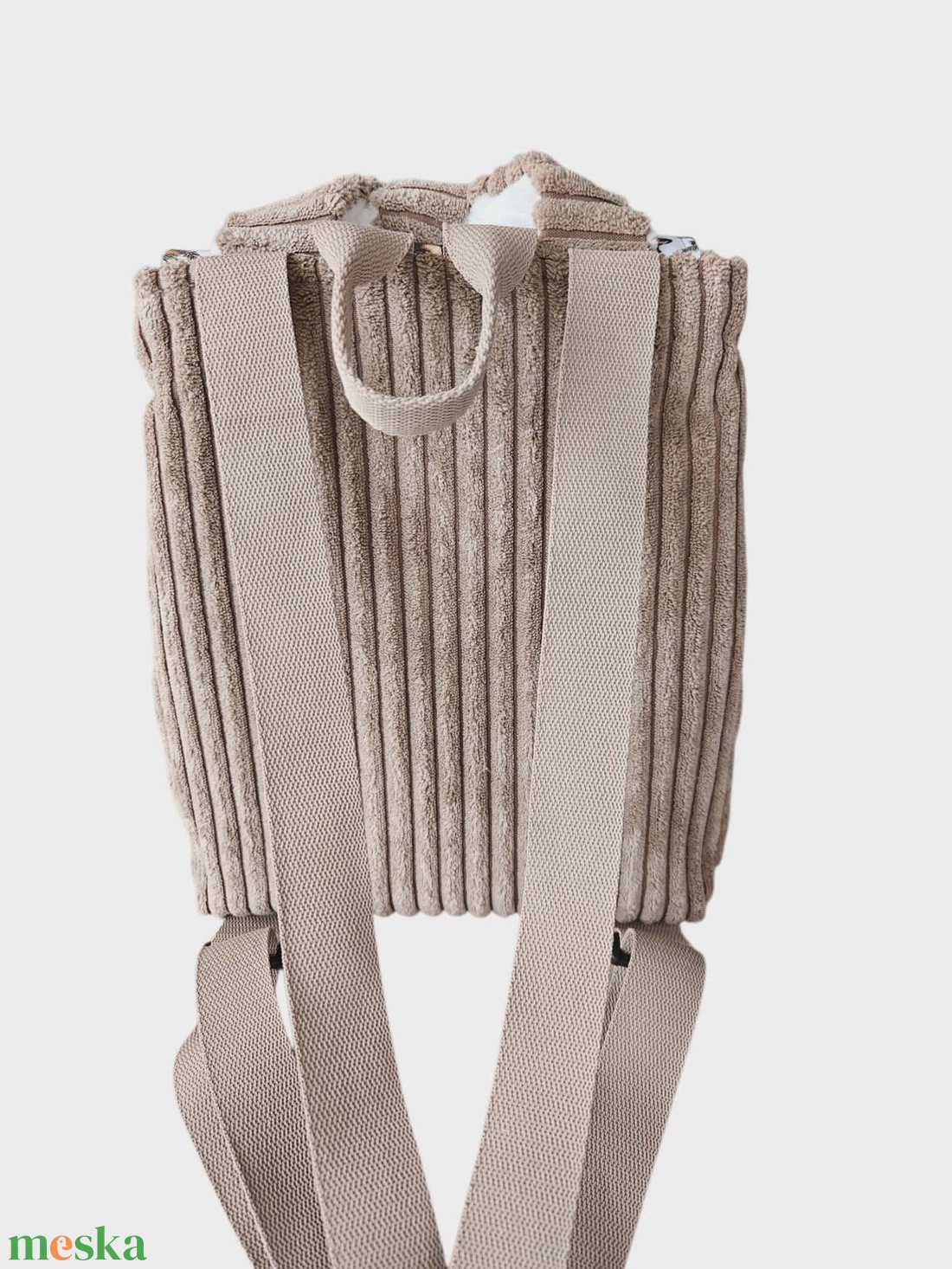 Nyuszis hátizsák vízálló béléssel - táska & tok - hátizsák - kishátizsák - Meska.hu