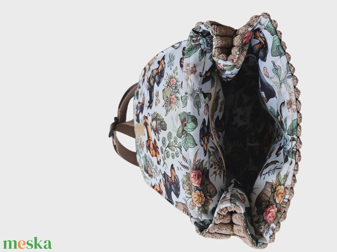 Nyuszis hátizsák vízálló béléssel - táska & tok - hátizsák - kishátizsák - Meska.hu