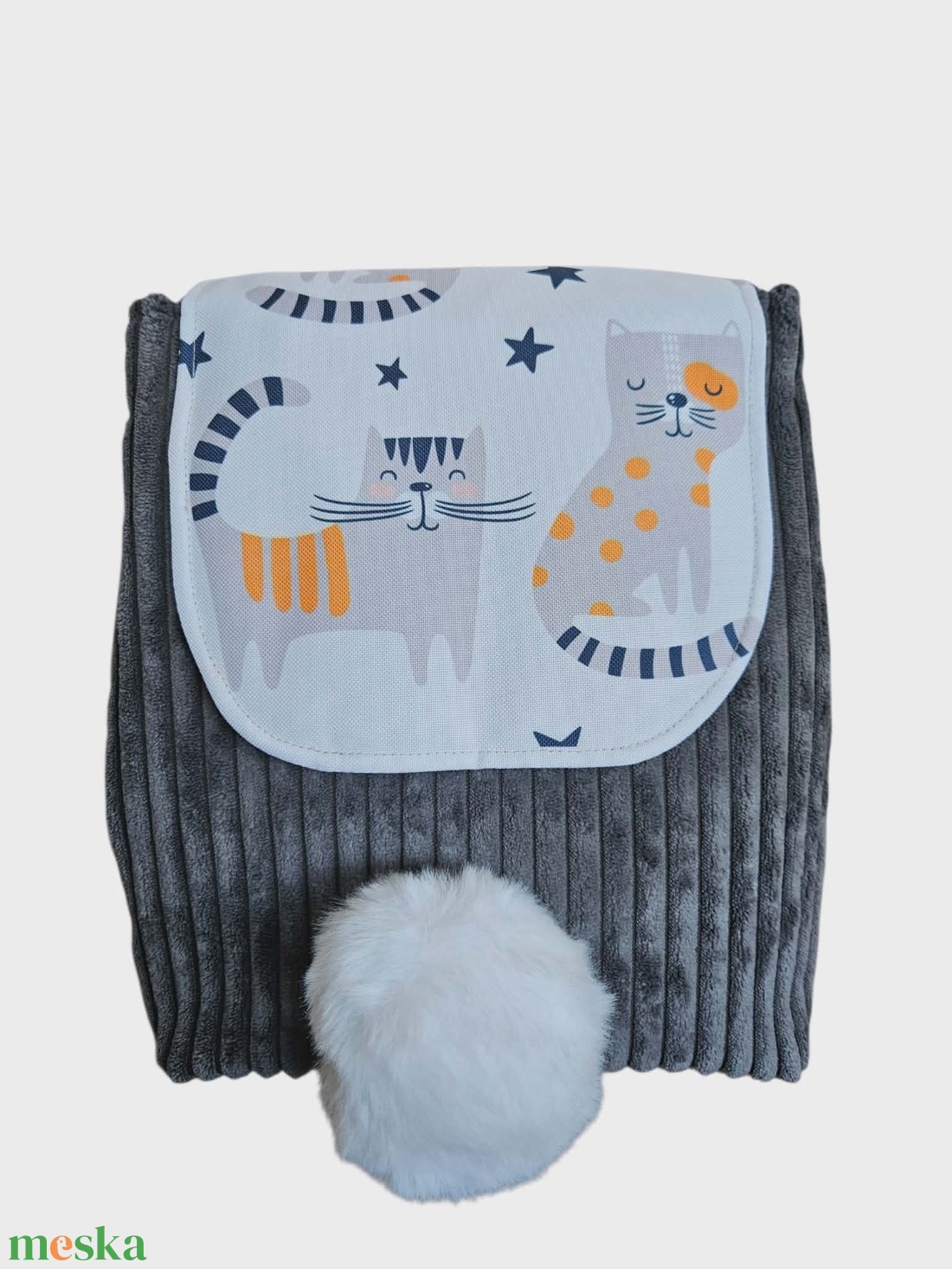 Nyuszis hátizsák vízálló béléssel - táska & tok - hátizsák - kishátizsák - Meska.hu