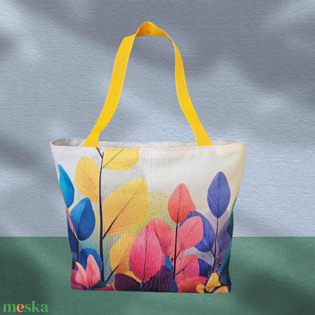 Összehajtható vízálló strandtáska/shopper hozzáillő neszivel - táska & tok - kézitáska & válltáska - nagy pakolós táska - Meska.hu