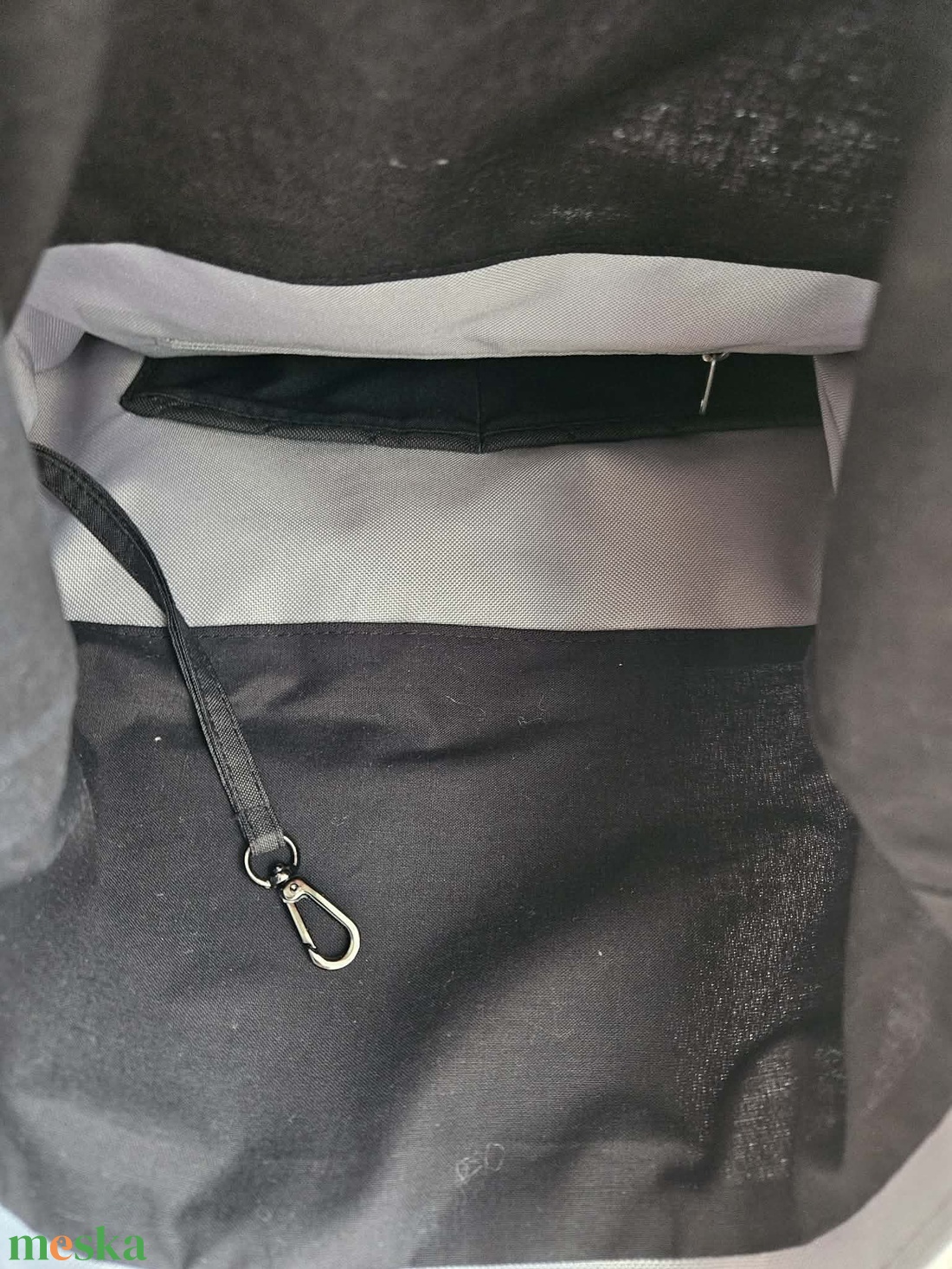 Focis rolltop hátizsák kamaszoknak, felnőtteknek - táska & tok - hátizsák - roll top hátizsák - Meska.hu