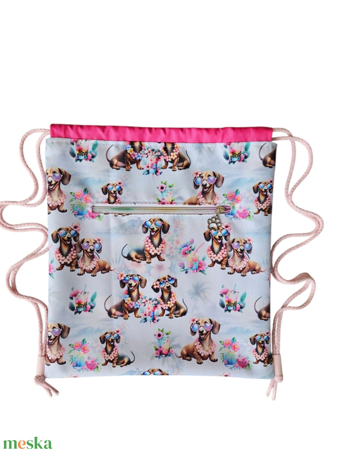 Stitch mintás vízálló tornazsák  - táska & tok - hátizsák - tornazsák, gymbag - Meska.hu