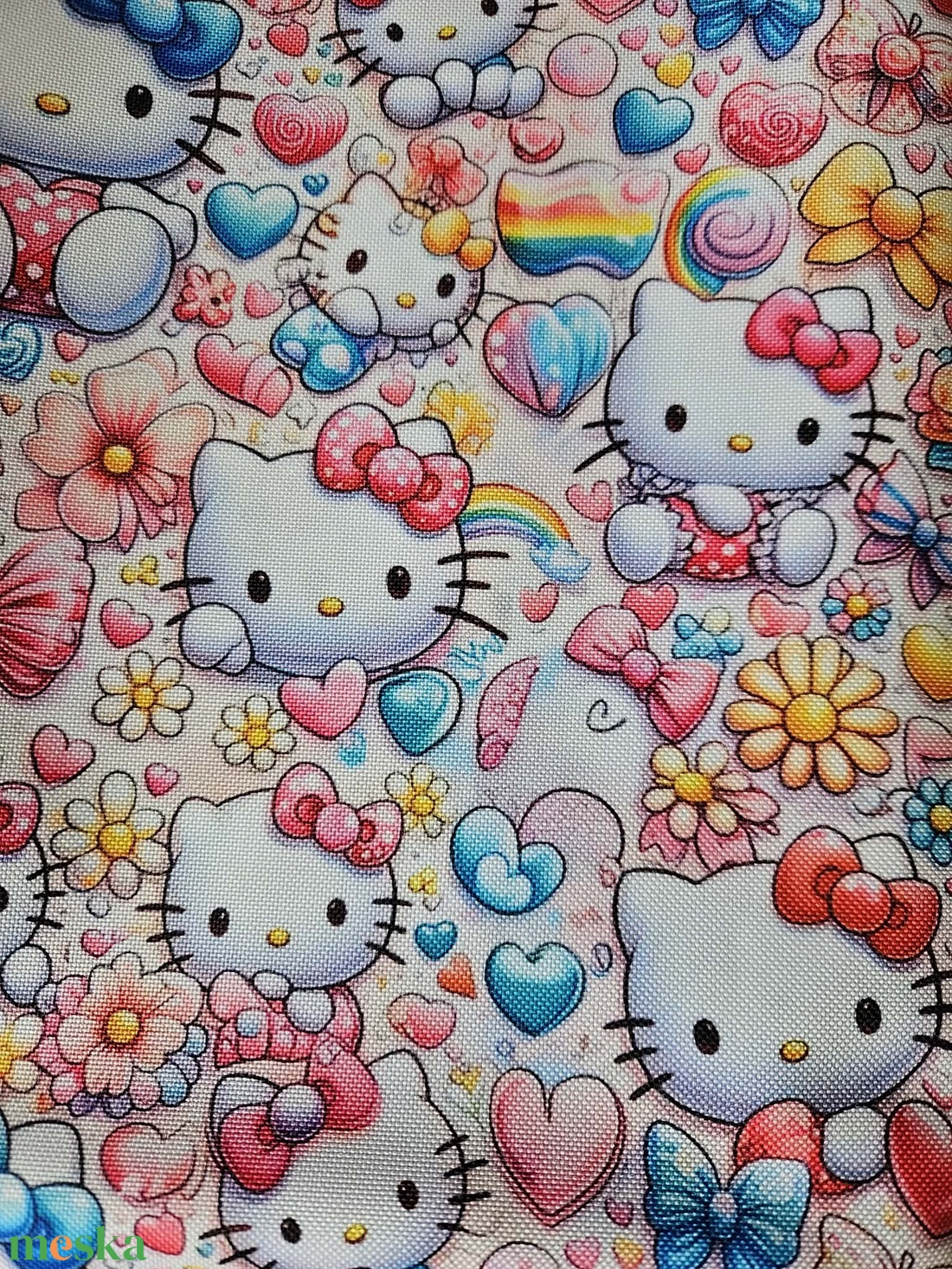 Hello Kitty-s vízálló tornazsák - táska & tok - hátizsák - tornazsák, gymbag - Meska.hu