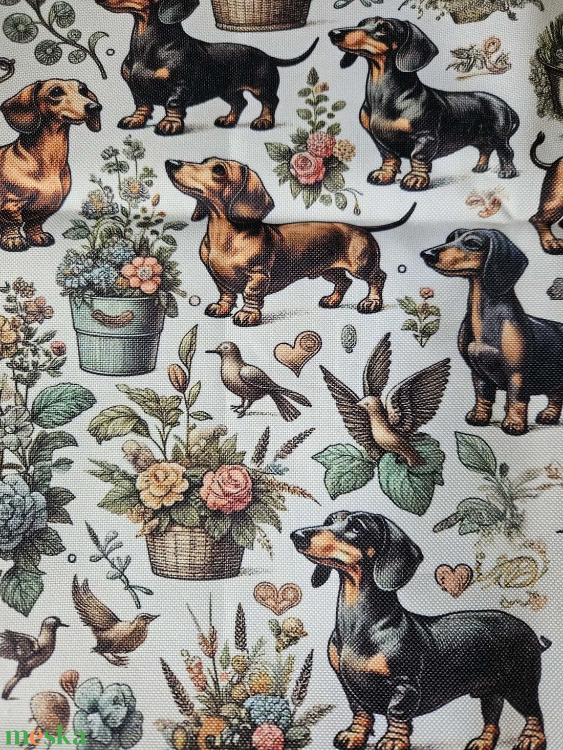Tacsi mintás vízálló tornazsák  - táska & tok - hátizsák - tornazsák, gymbag - Meska.hu