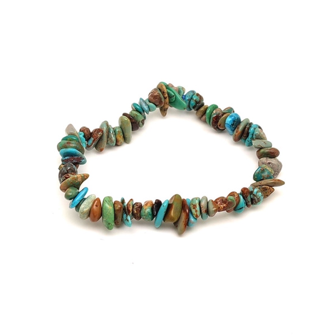 Türkiz Splitter Karkötő Barna-Kék - ékszer - karkötő - ásványkarkötő - Meska.hu