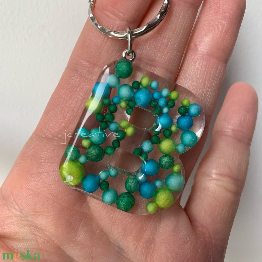 B - betű kulcstartó - táska & tok - kulcstartó & táskadísz - kulcstartó - Meska.hu